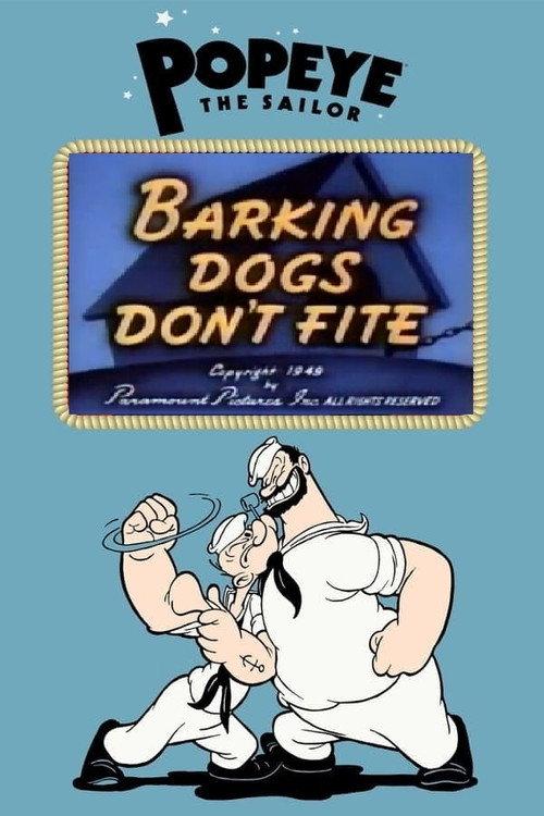 Barking Dogs Don't Fite 1949 official movie poster