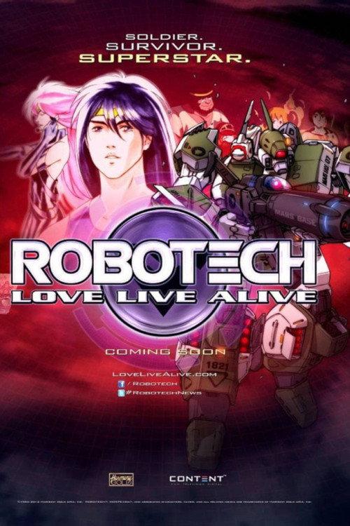 Robotech: Love Live Alive 2013 official movie poster
