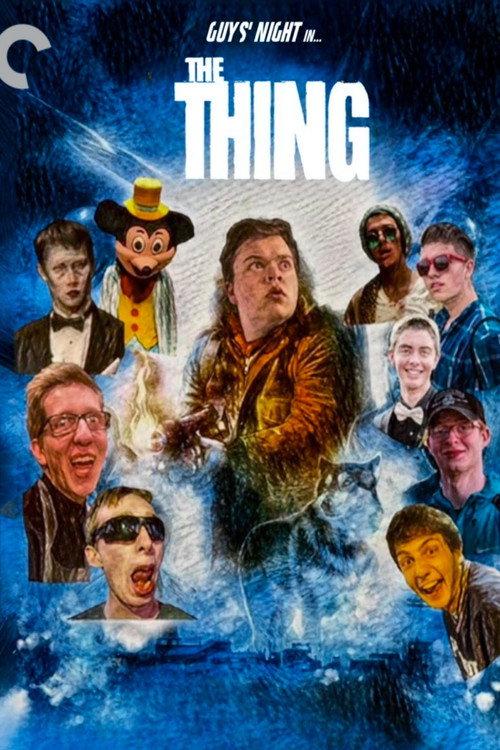 Guys' Night in The Thing 2025 official movie poster