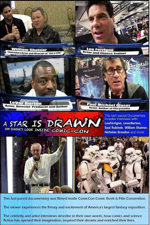 A Star Is Drawn: Rob Simone's Look Inside Comic-Con 2014 official movie poster