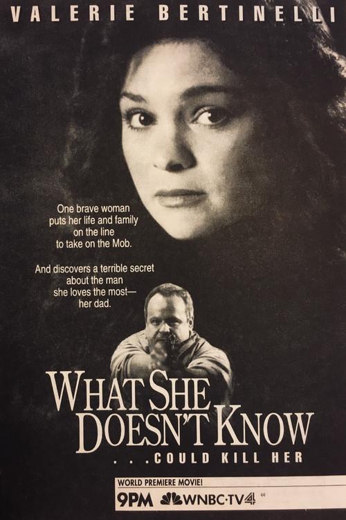 What She Doesn't Know 1992 official movie poster