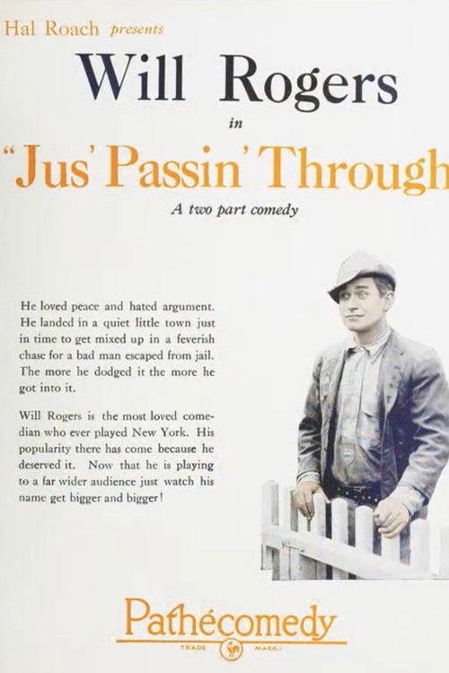 Jus' Passin' Through 1923 official movie poster