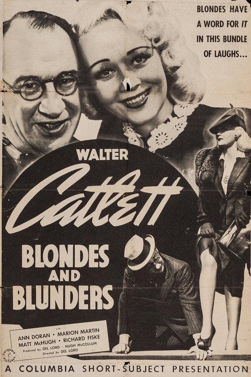 Blondes and Blunders 1940 official movie poster