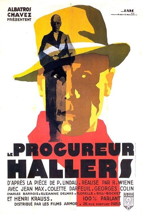 The Prosecutor Hallers 1930 official movie poster