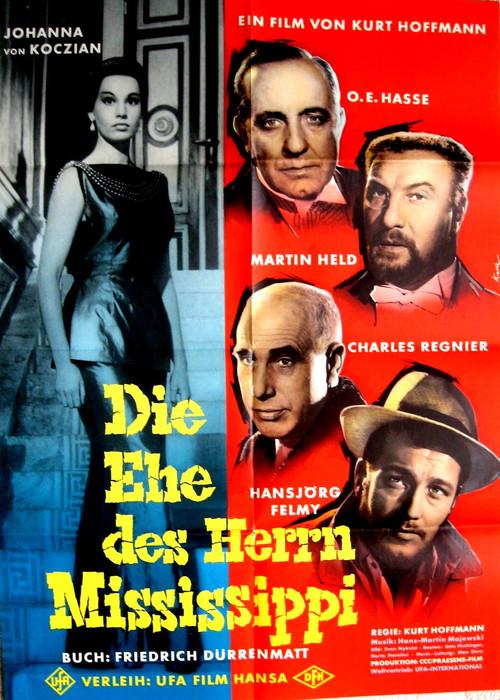 The Marriage of Mr. Mississippi 1961 official movie poster