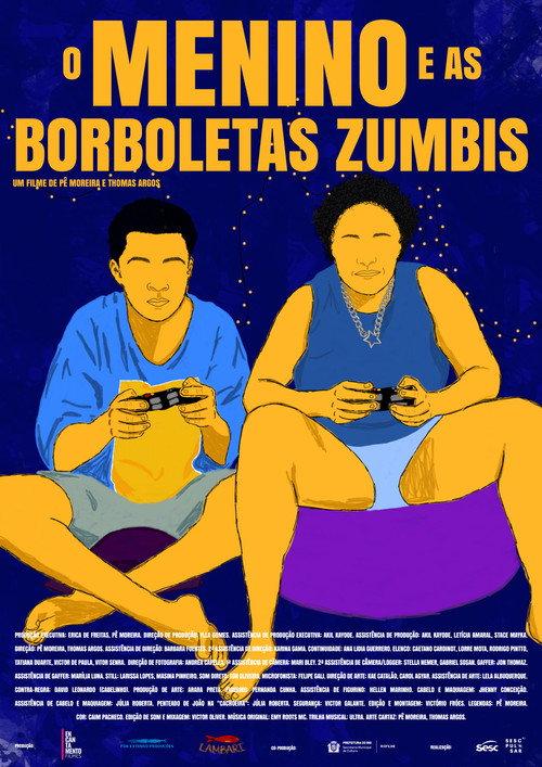 O Menino e as Borboletas Zumbis 2025 official movie poster