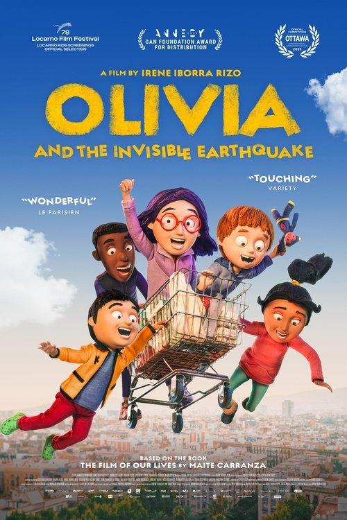 Olivia and the Invisible Earthquake 2025 official movie poster