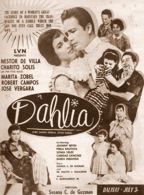 Dahlia 1960 official movie poster