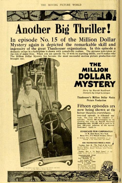 Million Dollar Mystery 1927 official movie poster