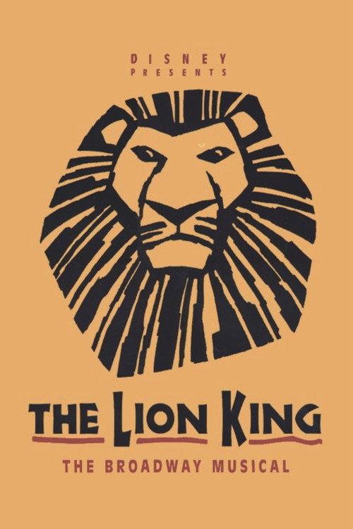 The Lion King Broadway Musical 1997 official movie poster