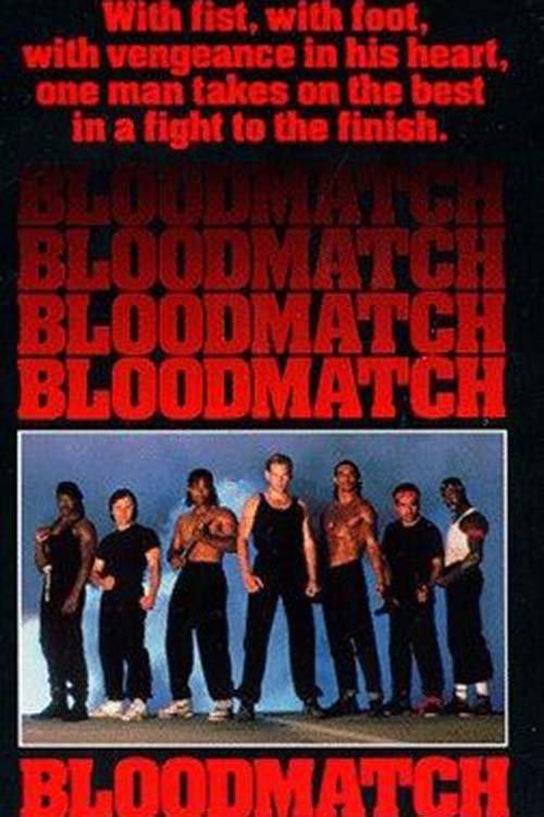 Bloodmatch 1991 official movie poster