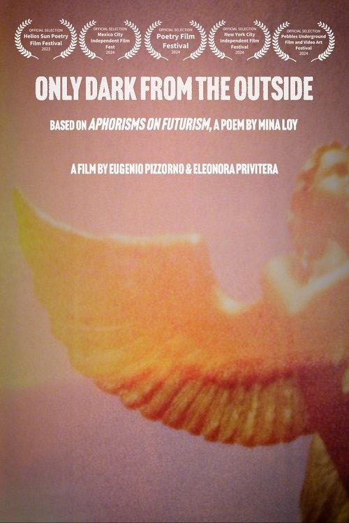 ONLY DARK FROM THE OUTSIDE 2024 official movie poster