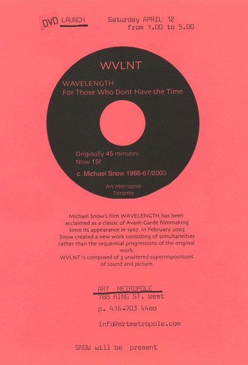 WVLNT 2003 official movie poster