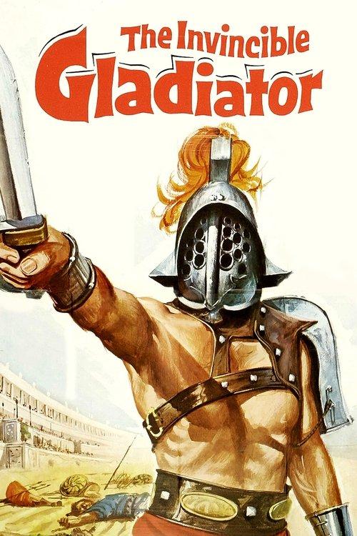 The Invincible Gladiator 1961 official movie poster
