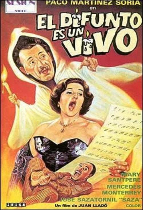 El difunto es un vivo 1956 official movie poster