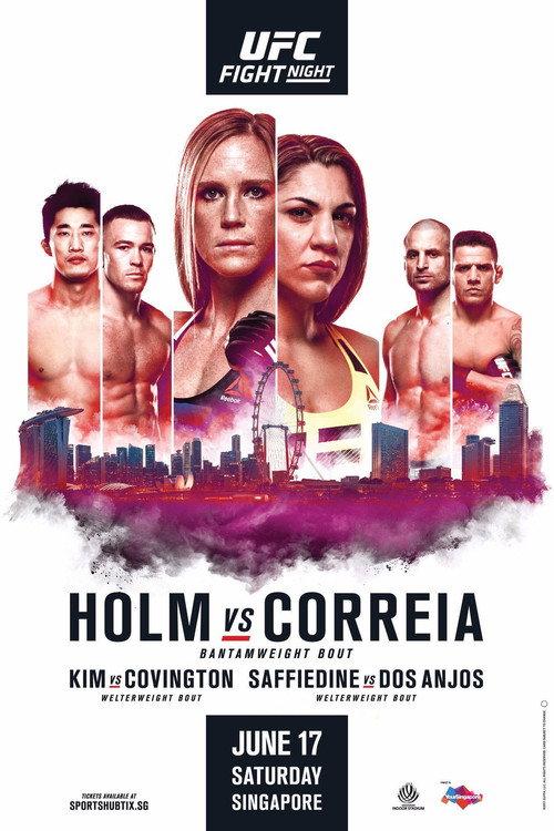 UFC Fight Night 111: Holm vs. Correia 2017 official movie poster