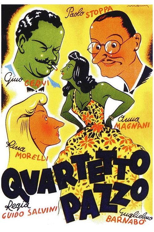 Crazy Quartet 1945 official movie poster