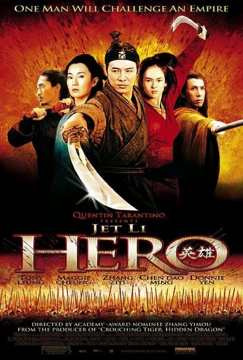 'Hero' Defined: A Look at the Epic Masterpiece 2004 official movie poster