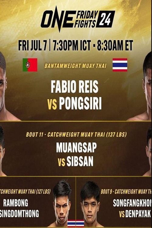 ONE Friday Fights 24: Reis vs. Pongsiri 2 2023 official movie poster
