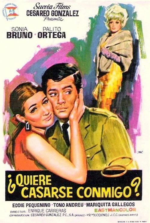 ¿Quiere casarse conmigo? 1967 official movie poster