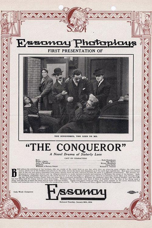 The Conqueror 1914 official movie poster