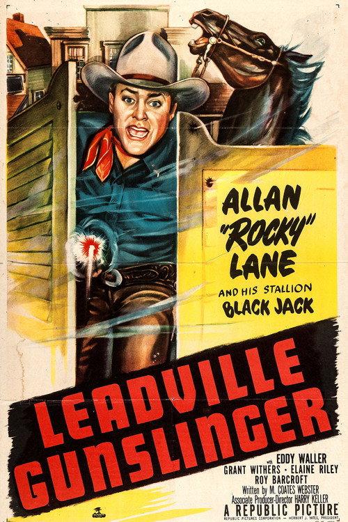 Leadville Gunslinger 1952 official movie poster