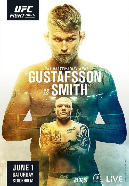UFC Fight Night 153: Gustafsson vs. Smith 2019 official movie poster