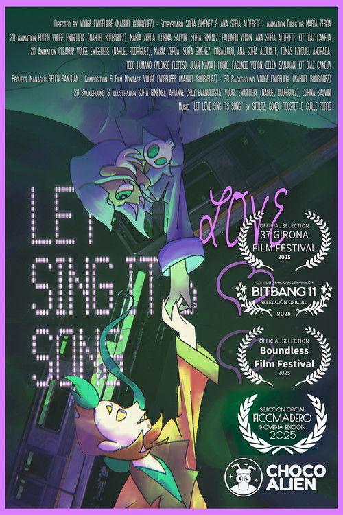 Let LOVE sing it's SONG 2025 official movie poster