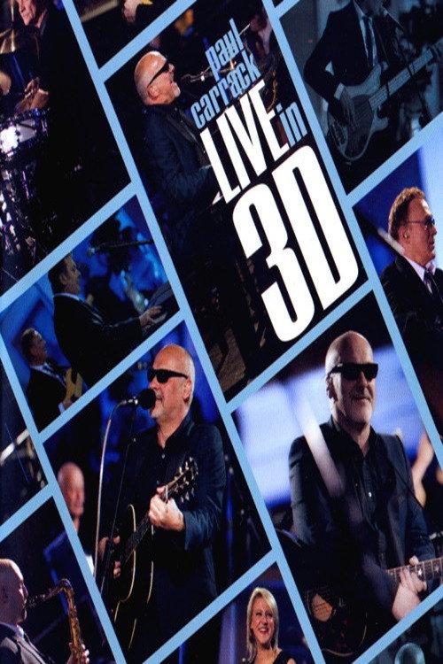 Paul Carrack Live In 3D 2010 official movie poster