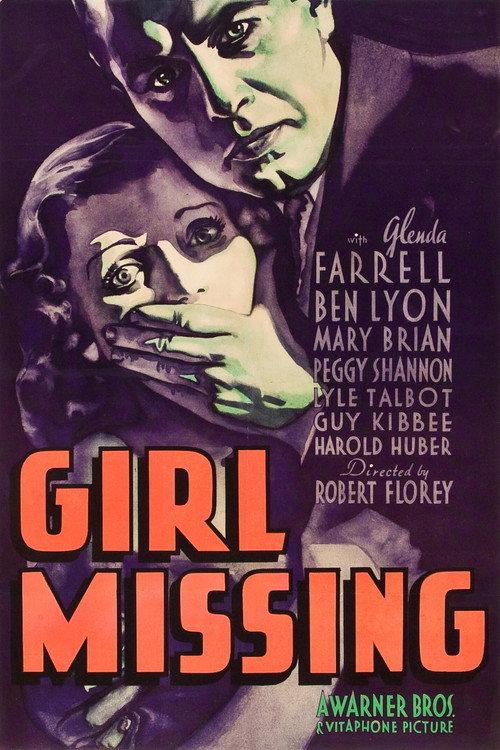 Girl Missing 1933 official movie poster