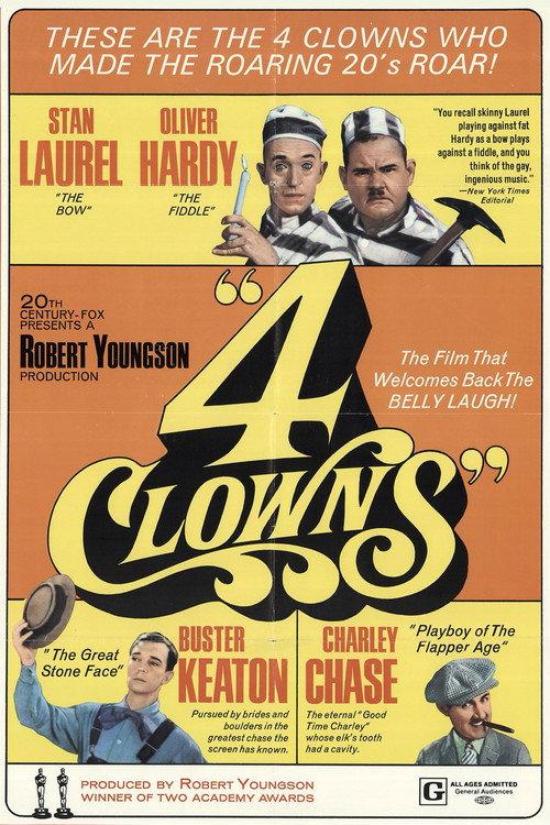 4 Clowns 1970 official movie poster