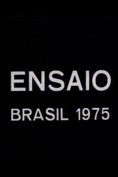 Ensaio 1975 official movie poster