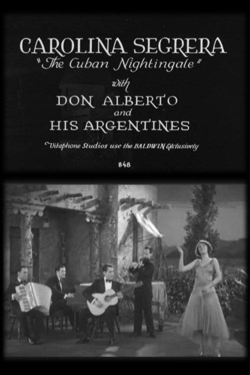 Carolina Segrera, 'The Cuban Nightingale' 1929 official movie poster