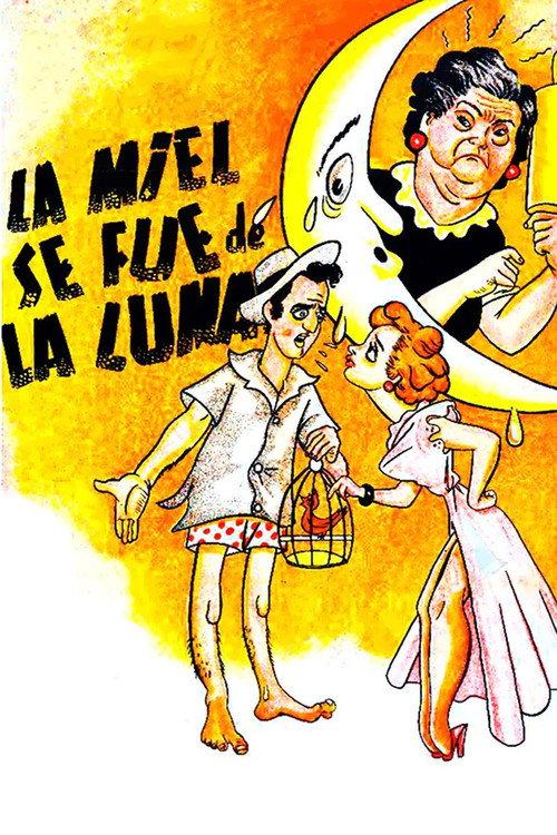La miel se fue de la luna 1952 official movie poster