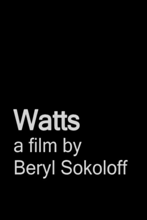Watts 1975 official movie poster