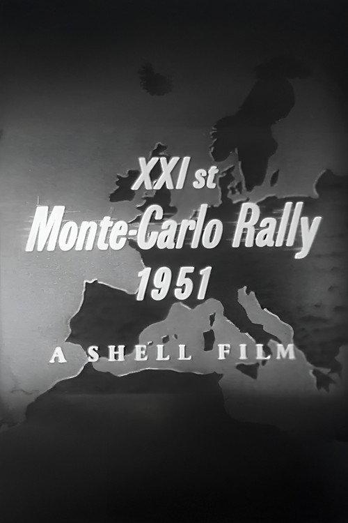 XXIst Monte Carlo Rally 1951 official movie poster