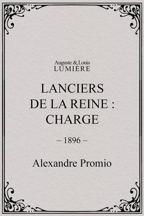 The Queen's Lancers: Charge [Spain] 1896 official movie poster