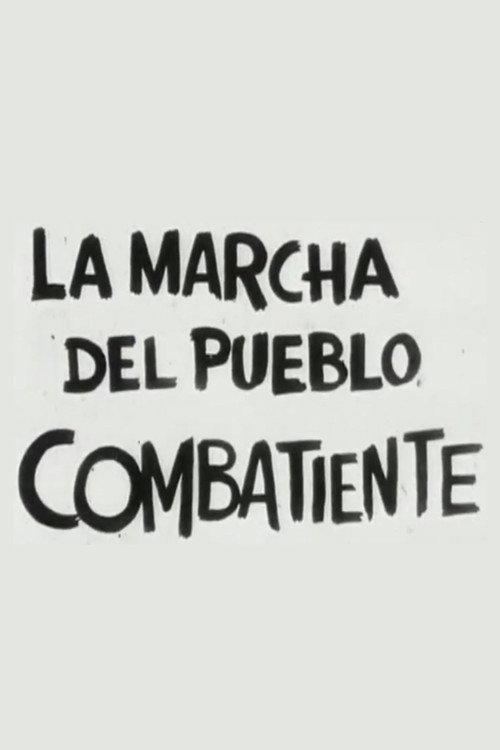 La marcha del pueblo combatiente 1980 official movie poster