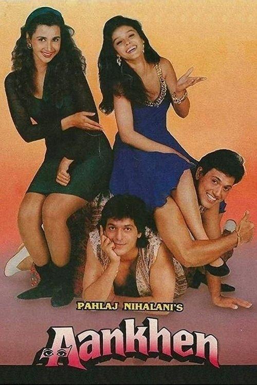 Aankhen 1993 official movie poster