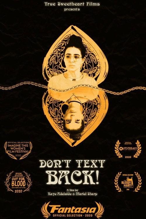 Don't Text Back 2020 official movie poster