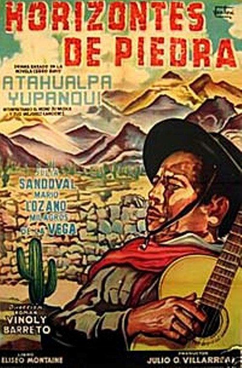Horizontes de piedra 1956 official movie poster