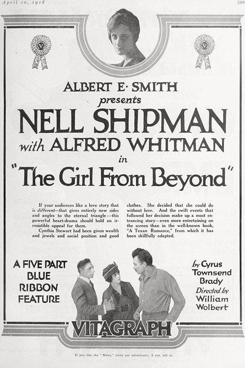 The Girl from Beyond 1918 official movie poster