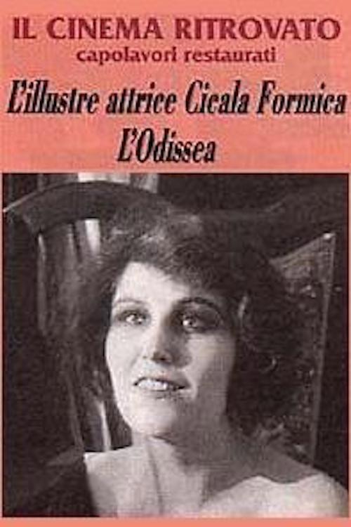 The Famous Actress Cicala Formica 1920 official movie poster