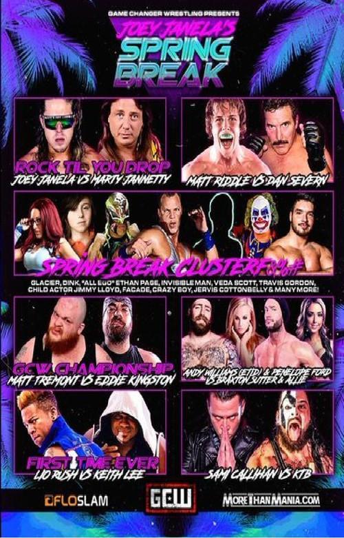 GCW: Joey Janela's Spring Break 2017 official movie poster