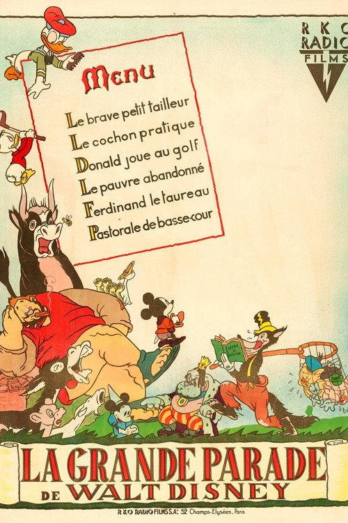 La Grande Parade de Walt Disney 1940 official movie poster