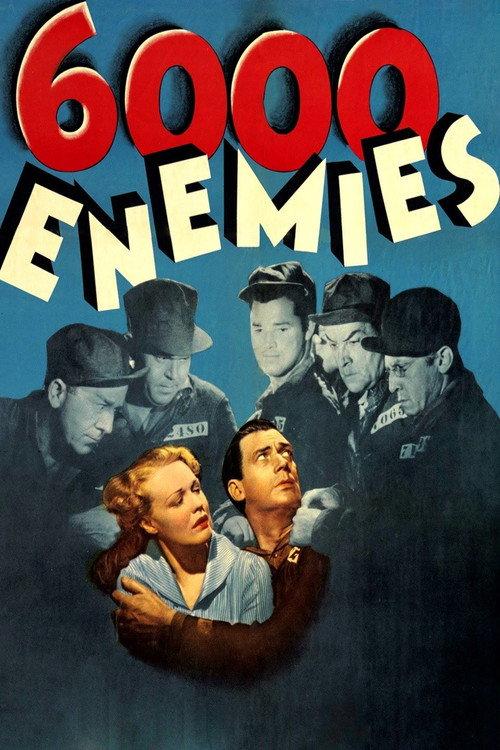 6,000 Enemies 1939 official movie poster