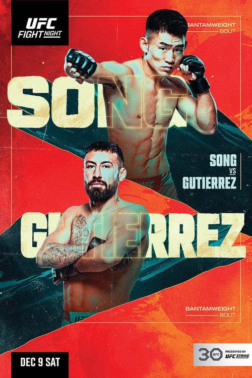 UFC Fight Night 233: Song vs. Gutierrez 2023 official movie poster