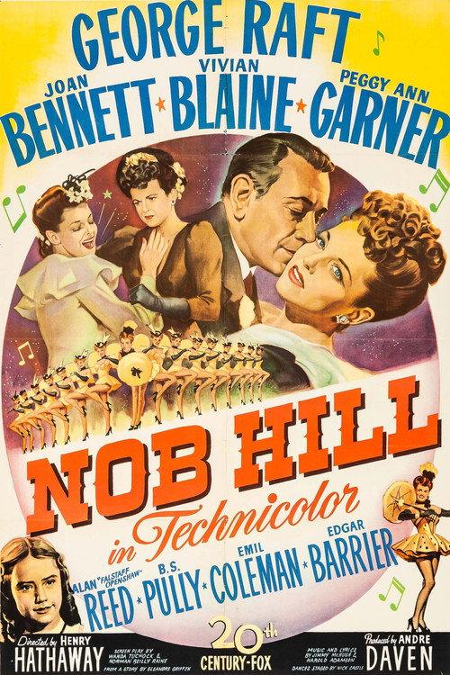 Nob Hill 1945 official movie poster