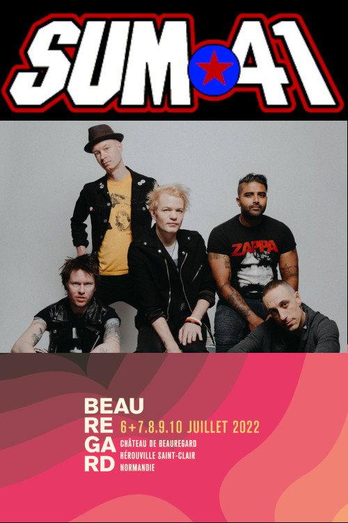 Sum 41 - Festival Beauregard 2022 official movie poster