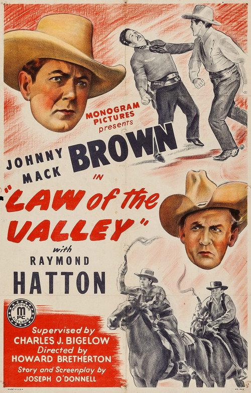 Law of the Valley 1944 official movie poster